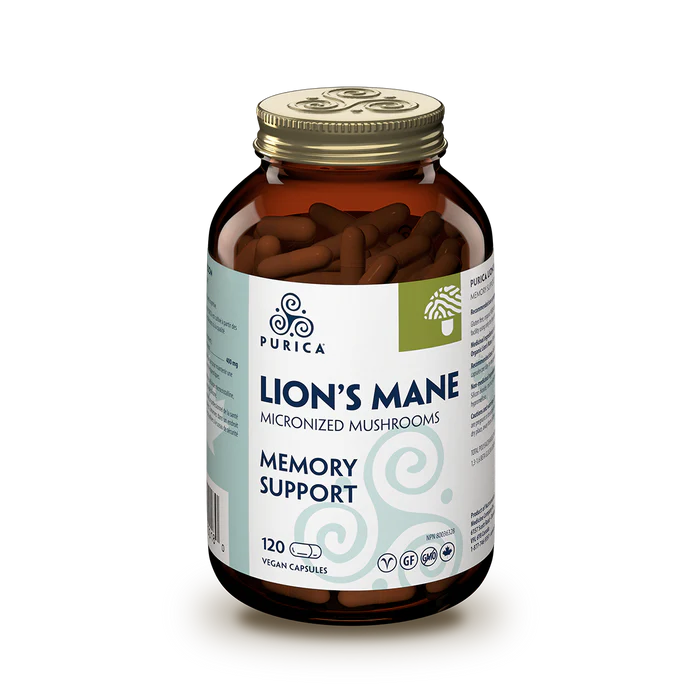 Purica Lion's Mane 400mg 120 Capsules