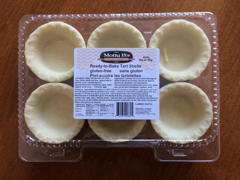 Molly's Empty Tart Shells - GF 6-pack