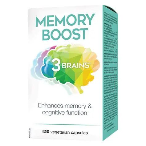 3 Brains Memory Boost 120 Capsules