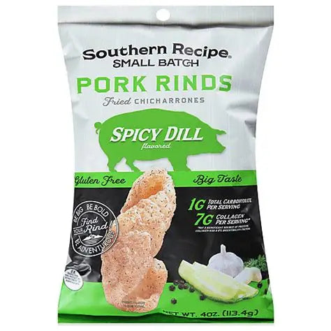 Southern Recipe Pork Rinds - Spicy Dill Pickle