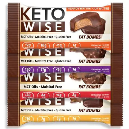 Keto Wise Fat Bombs - Individual Bars