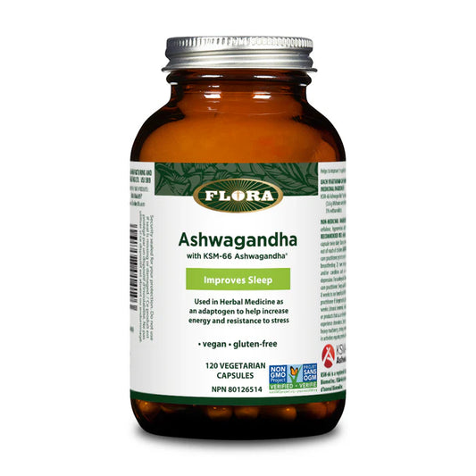 Flora Ashwaghanda KSM-66 120 Capsules