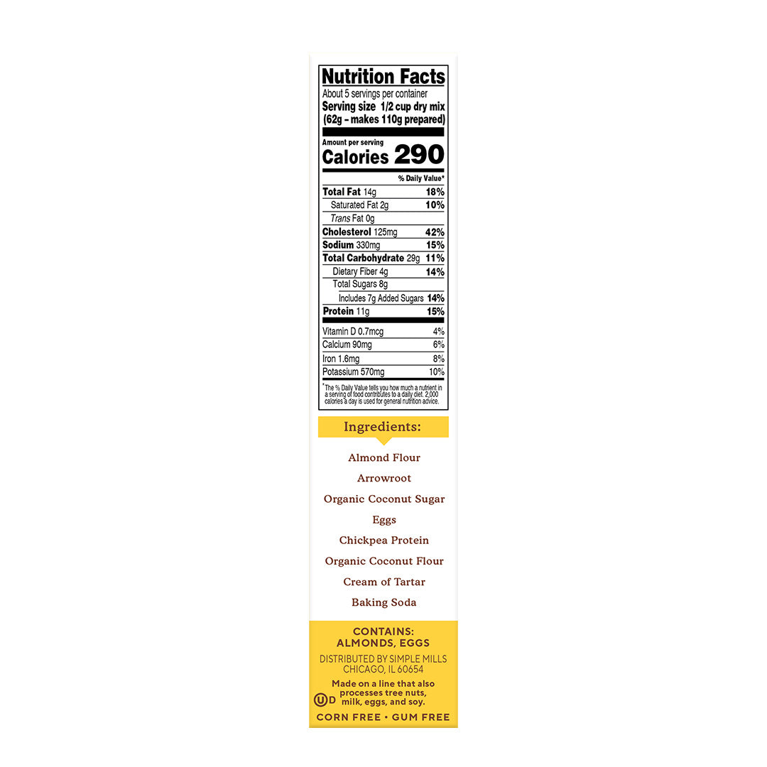 Simple Mills Protein Pancake Mix - Gluten Free