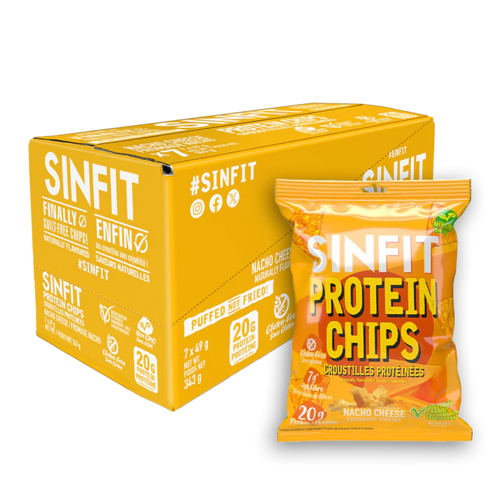 SINFIT PROTEIN CHIPS NACHO CHEESE 44g