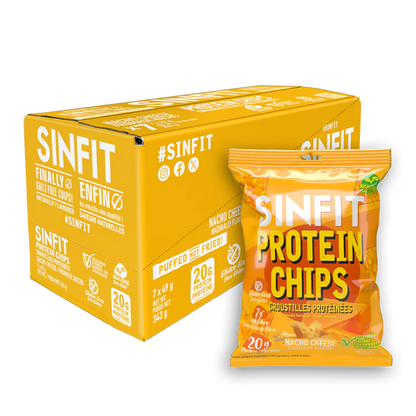SINFIT PROTEIN CHIPS NACHO CHEESE 44g