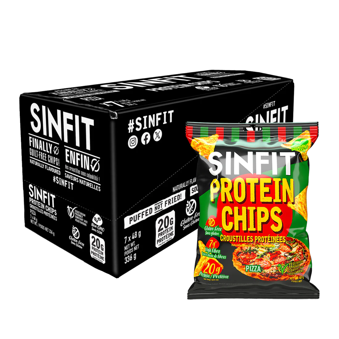 Sinfit Protein Chips Pizza