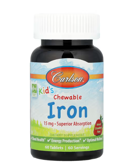Carlson Kids Iron 15mg Chewable