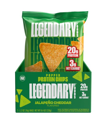 Legendary Protein Chips - Jalapeno Cheddar