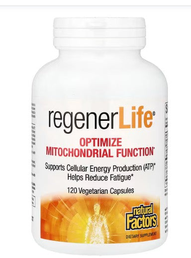 Natural Factors Regenerlife Mitochondrial 120 Vcaps