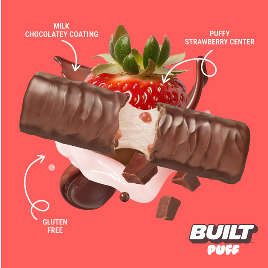 BUILT PUFFS - Strawberries & Cream