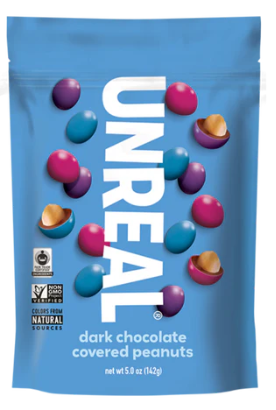 Unreal Dark Chocolate Peanut Gems 142g