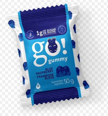 Go Nutrition Blue Raspberry Gummies