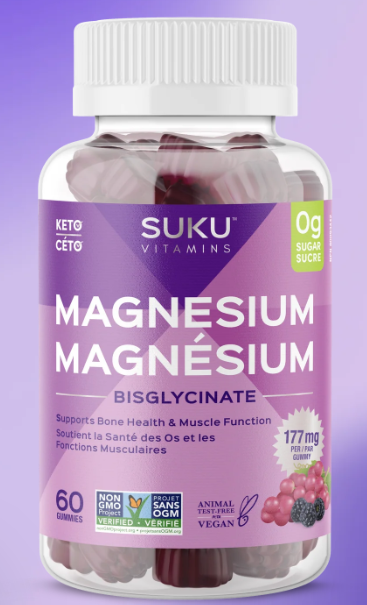 SUKU Mega Magnesium Gummies 170 mg