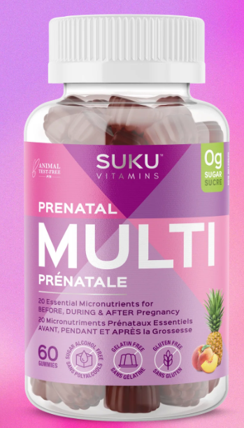 SUKU Prenatal Gummies 60 Gummies