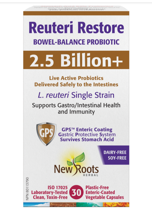 New Roots Reuteri Restore 30 Capsules