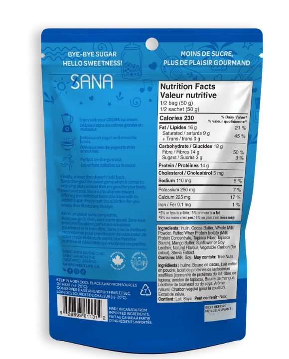SANA Protein Bites Cookies & Creme - 100g