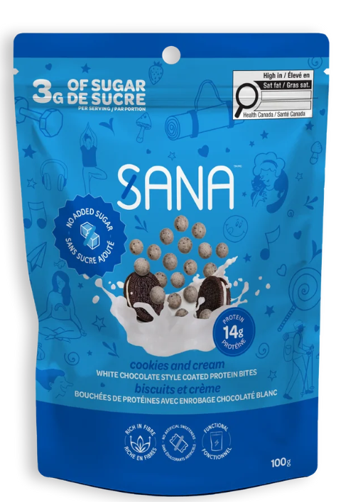 SANA Protein Bites Cookies & Creme - 100g