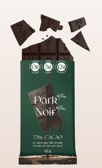 Zo Raw Extra Dark 72% Bar - 52g