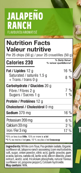 Simply Protein Jalapeno Ranch Protein Chips
