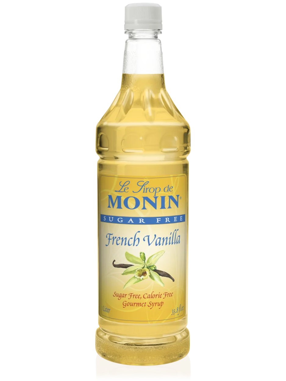 Monin Sugar Free French Vanilla Syrup 1 Litre
