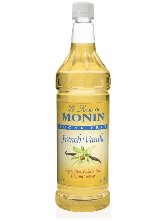 Monin Sugar Free French Vanilla Syrup 1 Litre