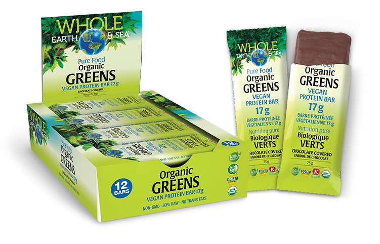 Whole Earth & Sea Organic Vegan Greens Bar