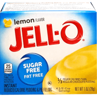 Jello Pudding Box Lemon