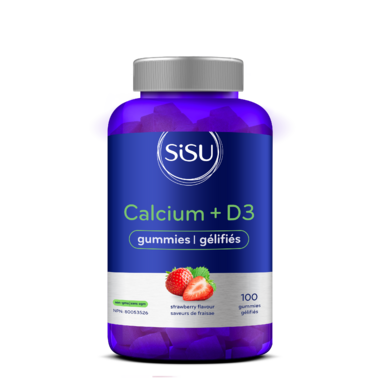 Sisu Calcium & D3 100 Gummies