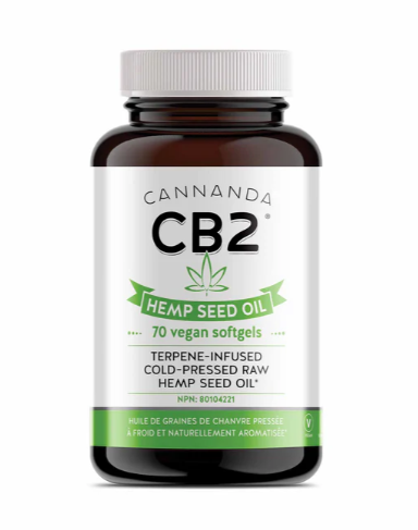 Cannanda CB-2 Hemp Seed Oil Vegan Capsules