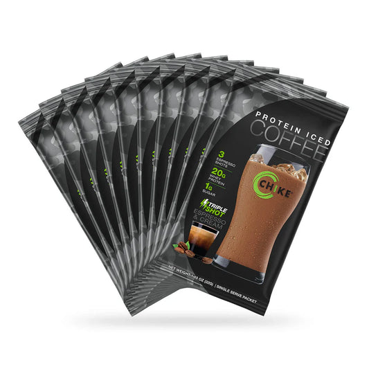 CHIKE Protein Iced Coffee - Espresso & Cream Single Packet