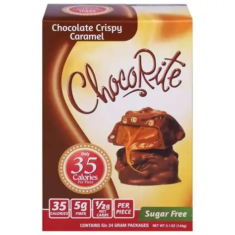 Choco Rite Chocolate Crispy Caramels 32 g - 2 Bars