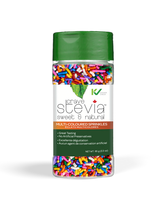 Crave Stevia Stevia Sprinkles - Multi - Coloured