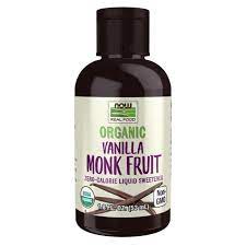 Now Monk Fruit Vanilla