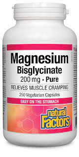 Natural Factors Magnesium Bisglycinate 200mg