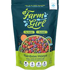 Farm Girl Rainbow Hoops Keto Cereal