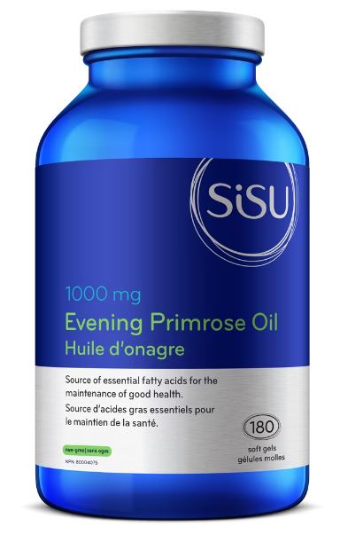 Sisu Evening Primrose Oil 1000mg 180 Capsules