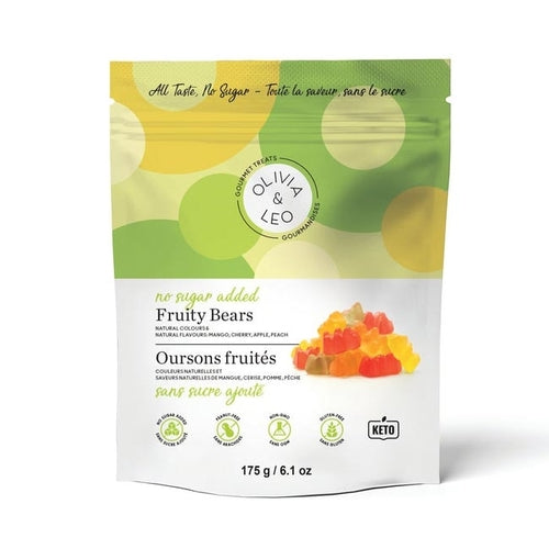 Olivia & Leo Fruity Bears Sugar Free 175 G