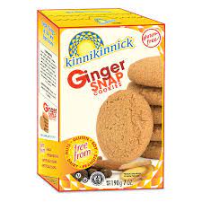 Kinnickinnick Ginger Snap Cookies