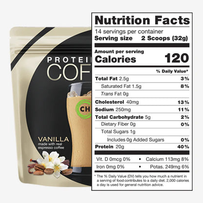 CHIKE Protein Iced Coffee - Vanilla 448g