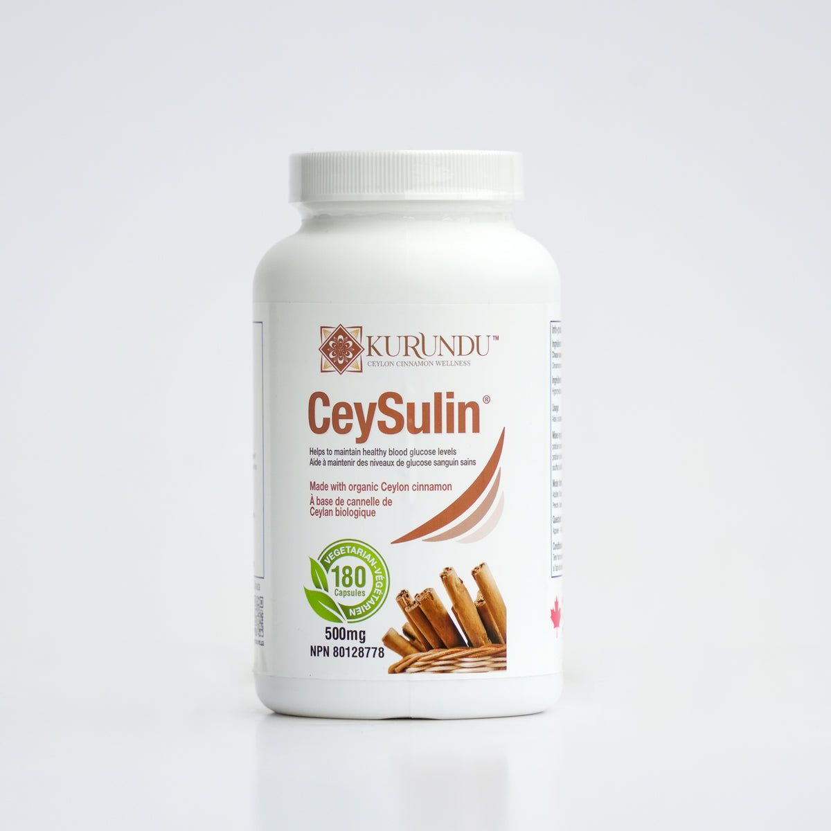 Kurundu Ceylon Cinnamon 500 MG Capsules