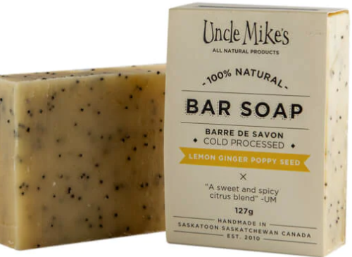Uncle Mike Bar Soap Lemon Ginger