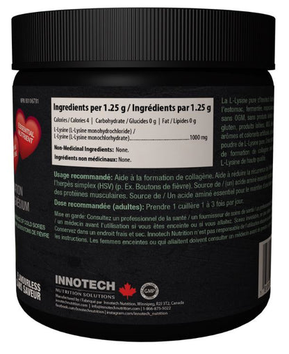 Innotech L-Lysine Powder 300G