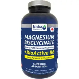 Naka Magnesium Bisglycinate + BioActive B6