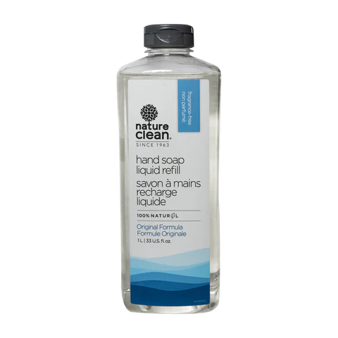 Nature Clean Liquid Hand Soap Unscented 1 Litre Re-Fill