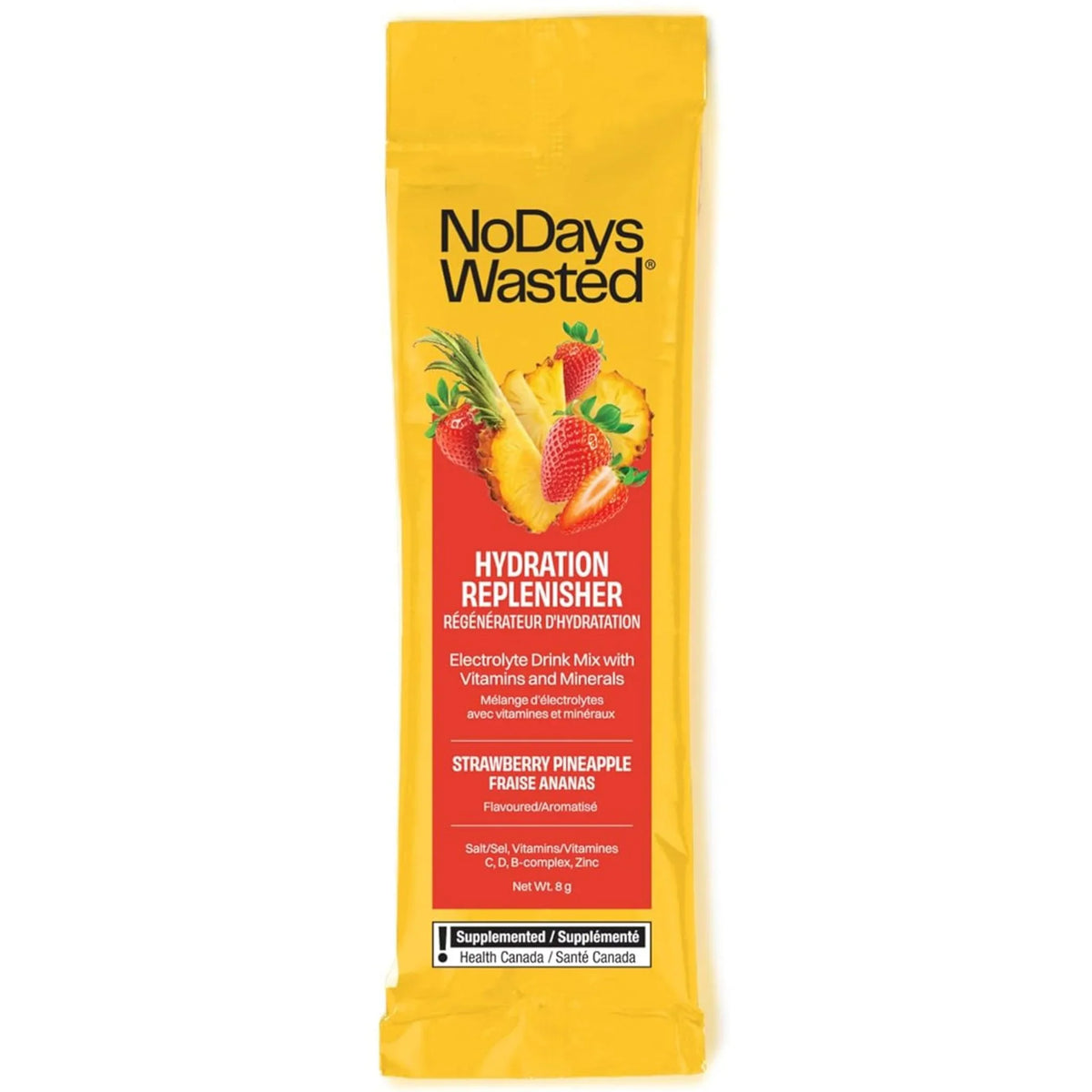 NO DAYS Wasted Hydration Replenisher Strawberry Pineapple