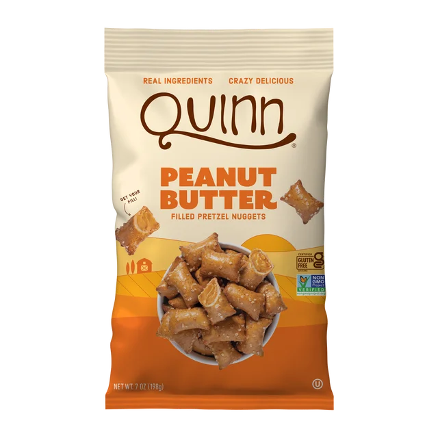 Quinn Gluten Free Peanut Butter Filled Pretzel Nuggets 198 g