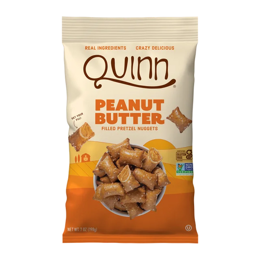 Quinn Gluten Free Peanut Butter Filled Pretzel Nuggets 198 g