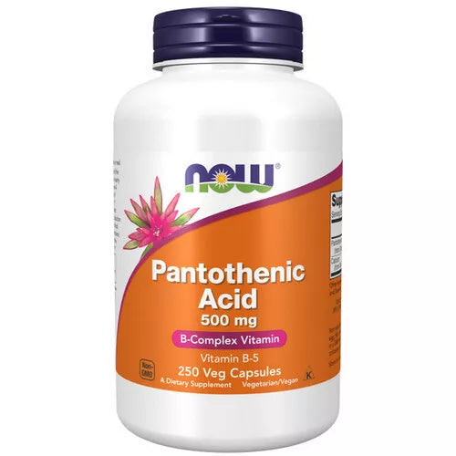 Now Pantothenic Acid 500 Mg