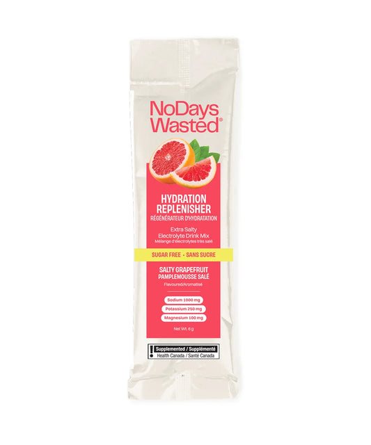 NO DAYS Wasted ACTIVE HYDRATION Salty Grapefruit
