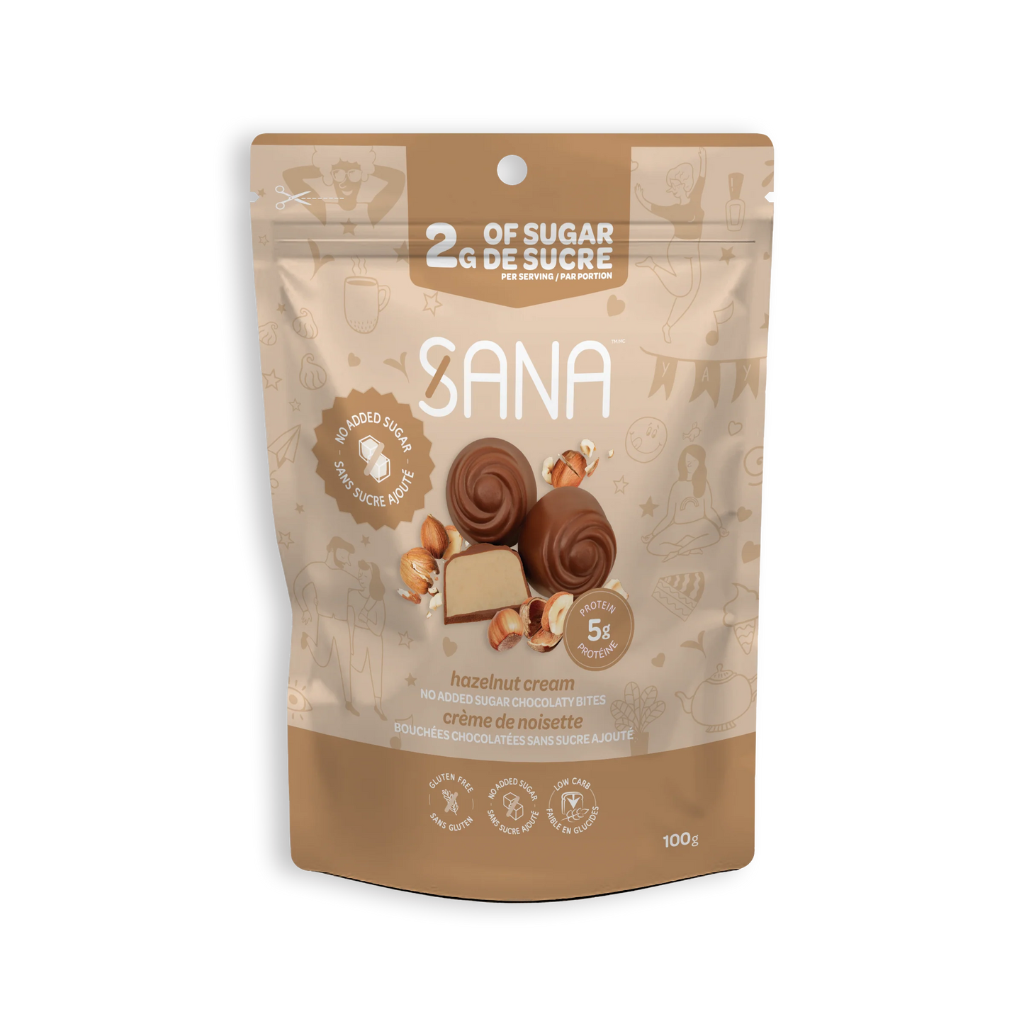 SANA Hazelnut Creamy Chocolate